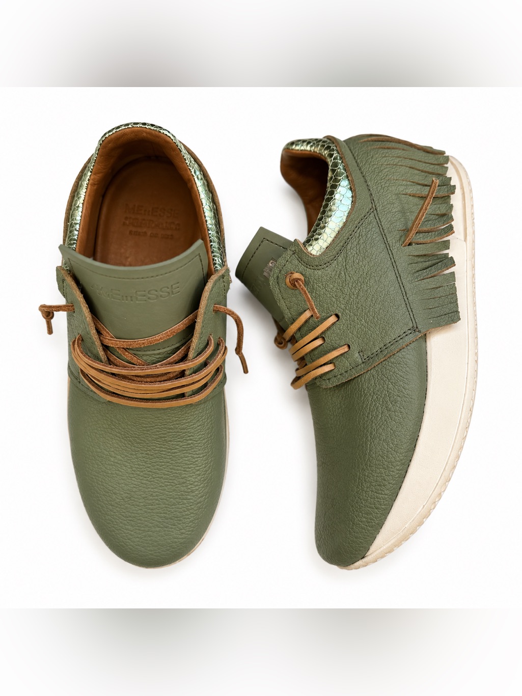 Esseutesse Fringe Sneaker Womens Size 37 (7)
